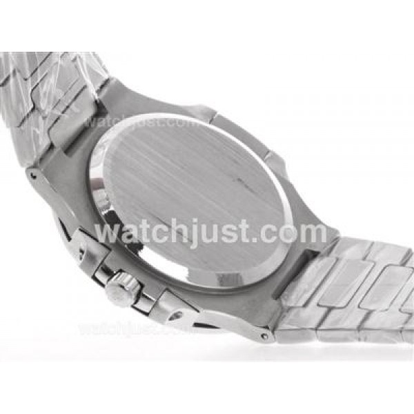 Patek Philippe Nautilus Swiss ETA 2836 Movement with Black Dial S/S