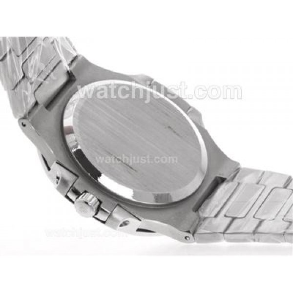 Patek Philippe Nautilus Swiss ETA 2836 Movement with Black Dial S/S