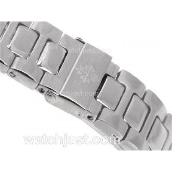 Patek Philippe Nautilus Swiss ETA 2836 Movement with Black Dial S/S