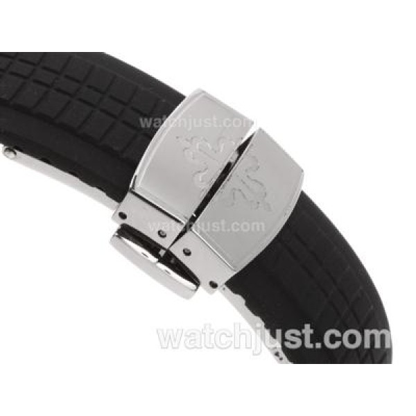 Patek Philippe Nautilus Swiss ETA 2836 Movement with Black Dial Green Marking-Rubber Strap
