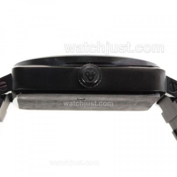 Bell & Ross BR 01-92 Automatic PVD Case with Black Dial-Orange Markers 46x46mm