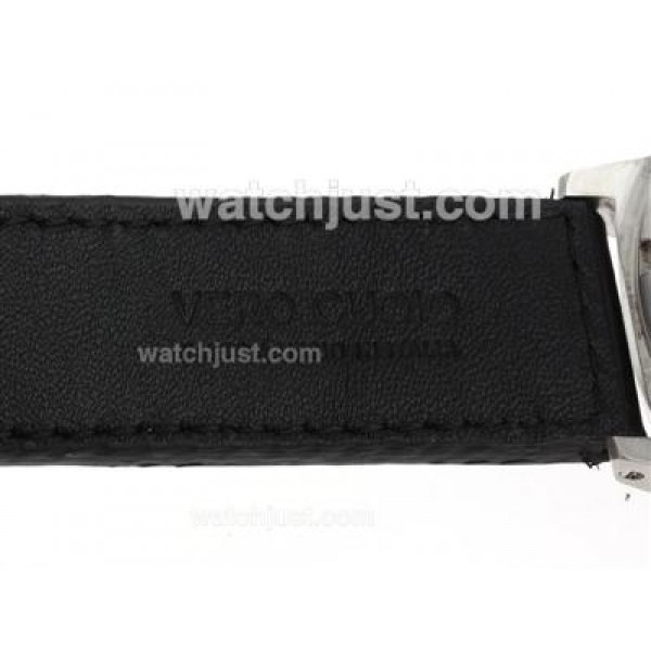 U-Boat Italo Fontana Automatic Black Dial with Gray Markers-Leather Strap