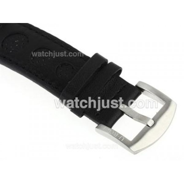 U-Boat Italo Fontana Automatic Black Dial with Gray Markers-Leather Strap