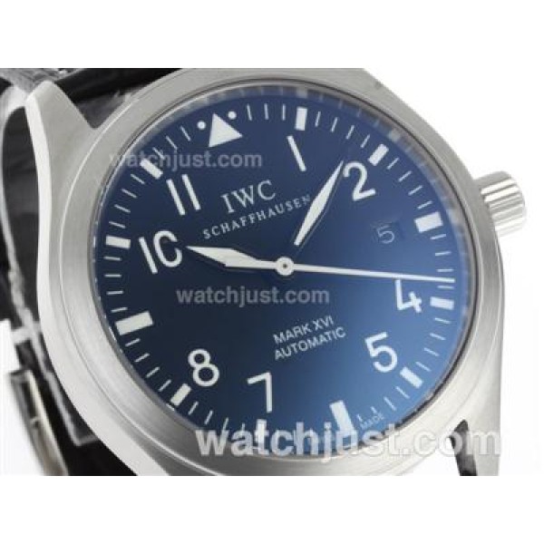 IWC Pilot Mark XVI Swiss ETA 2836 Movement with Black Dial-AR Coating