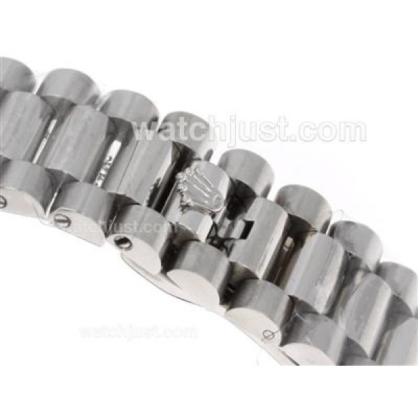 Top Quality Rolex Day-Date II Replica Watches With Black Dials For Men