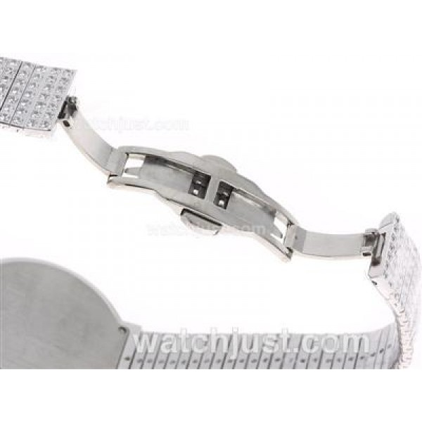 Piaget Limelight Swiss ETA Movement with Full Diamonds-Couple Watch