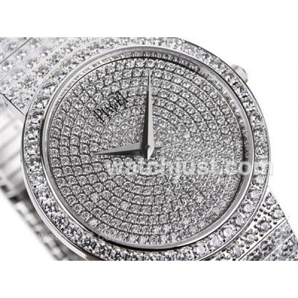 Piaget Limelight Swiss ETA Movement with Full Diamonds-Couple Watch