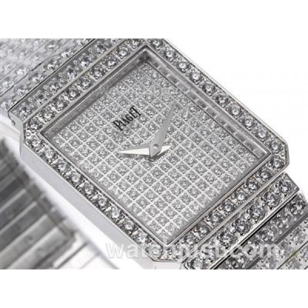 Piaget Limelight Swiss ETA Movement with Full Diamonds-Couple Watch