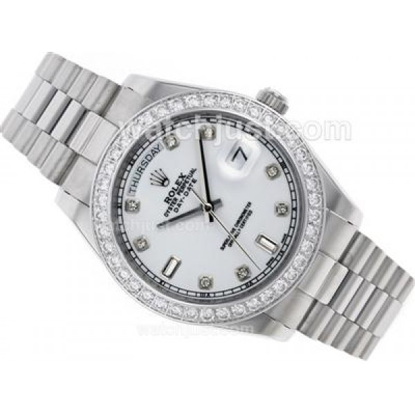 AAA Quality Rolex Day-Date II Replica Watches With White Dials For Sale