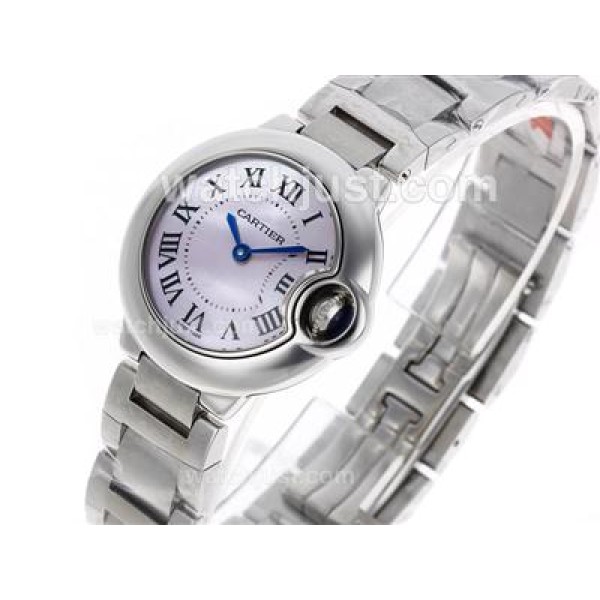 Cartier Ballon bleu de Cartier Swiss ETA Movement with Pink MOP Dial S/S-Lady Size
