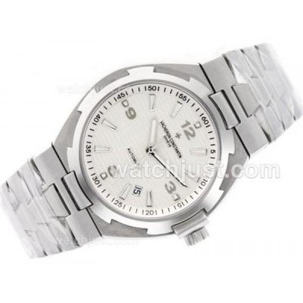 Vacheron Constantin Overseas Swiss ETA 2836 Movement with White Dial S/S-1:1 Version