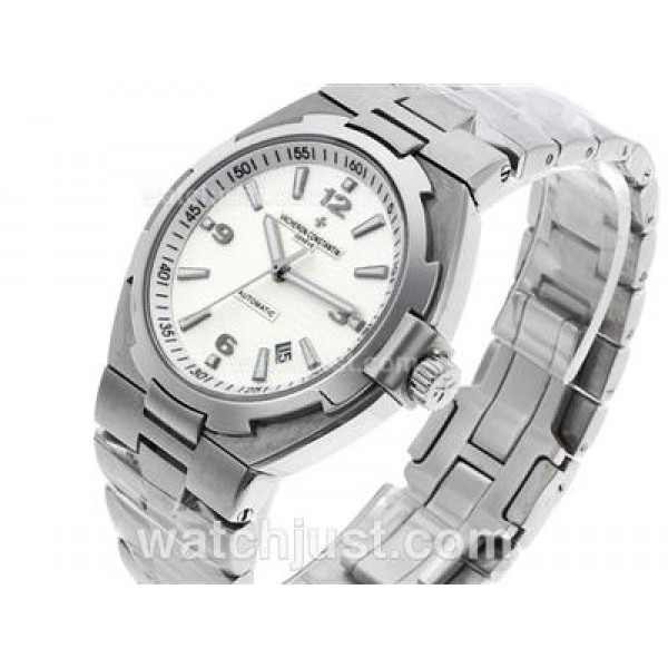 Vacheron Constantin Overseas Swiss ETA 2836 Movement with White Dial S/S-1:1 Version