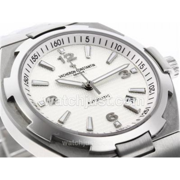 Vacheron Constantin Overseas Swiss ETA 2836 Movement with White Dial S/S-1:1 Version
