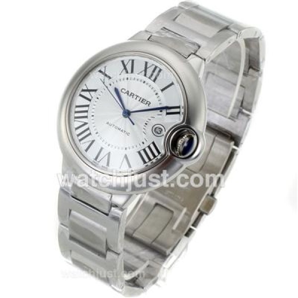 Cartier Ballon bleu de Cartier Swiss ETA 2824 Movement with White Dial S/S