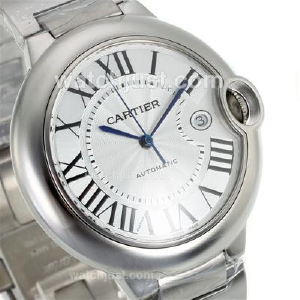 Cartier Ballon bleu de Cartier Swiss ETA 2824 Movement with White Dial S/S