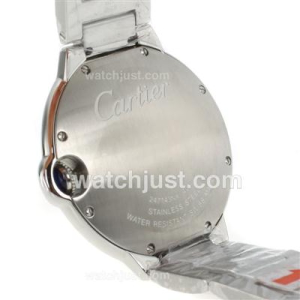 Cartier Ballon bleu de Cartier Swiss ETA 2824 Movement with White Dial S/S