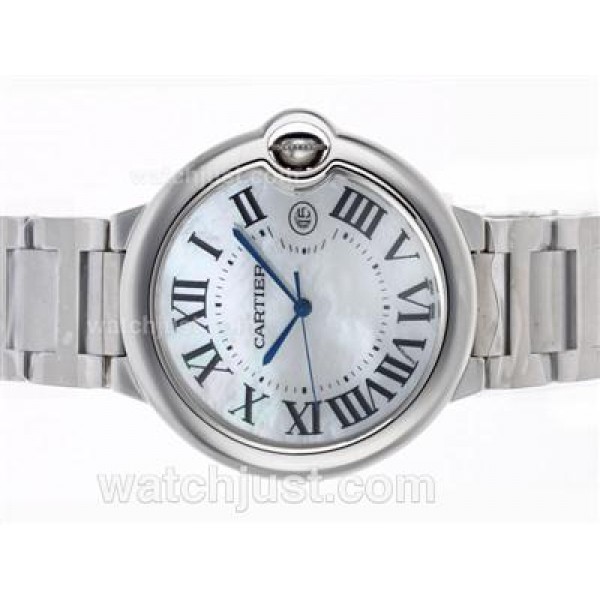 Cartier Ballon bleu de Cartier Swiss ETA Movement with MOP Dial S/S