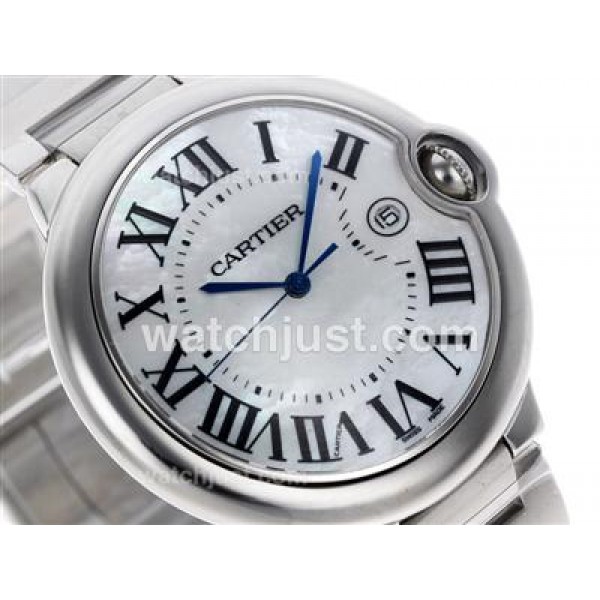 Cartier Ballon bleu de Cartier Swiss ETA Movement with MOP Dial S/S