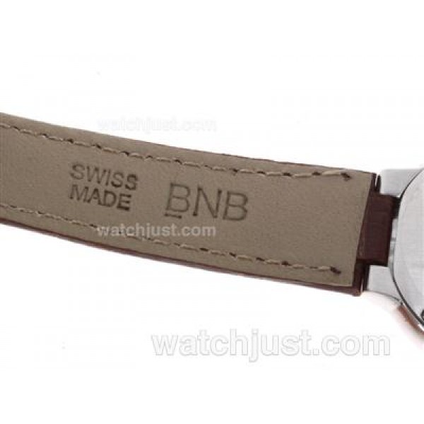 Cartier Ballon bleu de Cartier Swiss ETA Movement MOP Dial with Leather Strap-Lady Size
