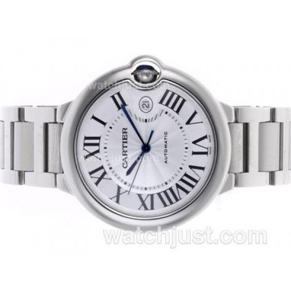 UK Best Quality Cartier Ballon bleu de Cartier Replica Watches With White Dials For Sale