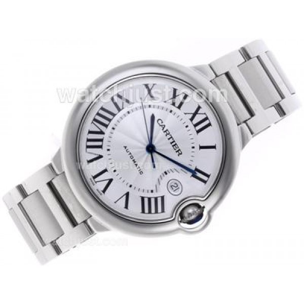 UK Best Quality Cartier Ballon bleu de Cartier Replica Watches With White Dials For Sale