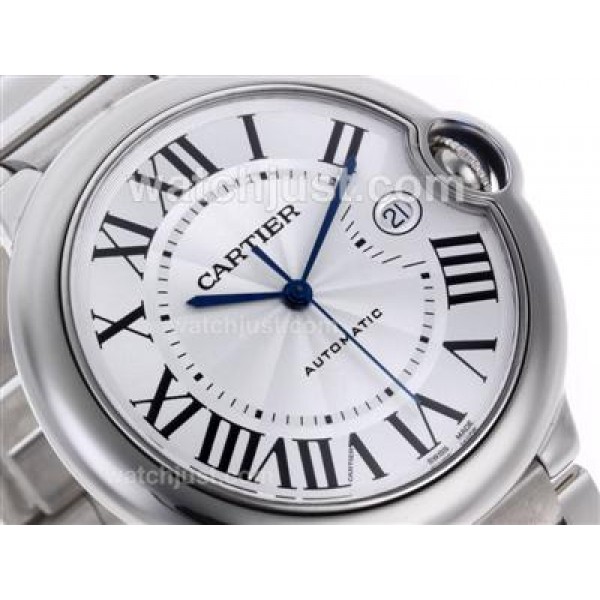 UK Best Quality Cartier Ballon bleu de Cartier Replica Watches With White Dials For Sale
