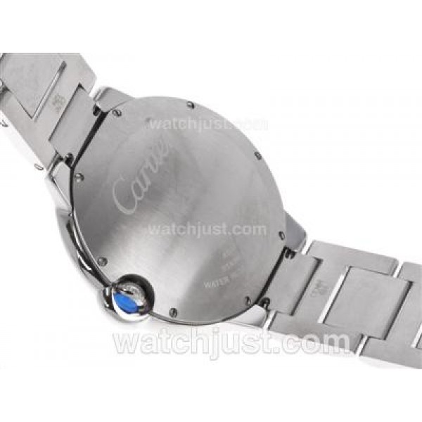 UK Best Quality Cartier Ballon bleu de Cartier Replica Watches With White Dials For Sale