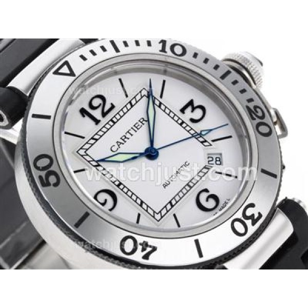 Cartier Pasha Swiss ETA 2836 Movement with White Dial