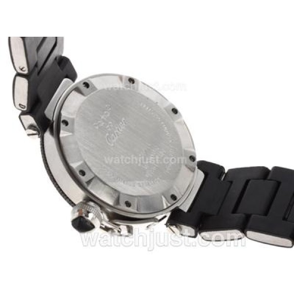 Cartier Pasha Swiss ETA 2836 Movement with White Dial