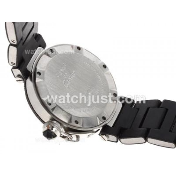 Cartier Pasha Swiss ETA 2836 Movement with Black Dial