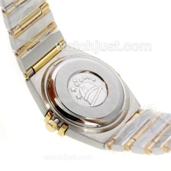 Omega Constellation Two Tone with Diamond Marking and MOP Dial - Lady Size