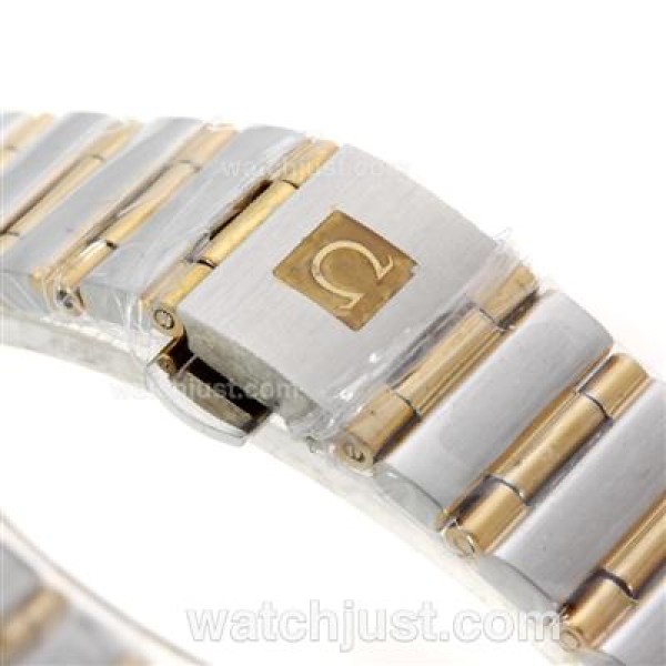 Omega Constellation Two Tone with Diamond Marking and MOP Dial - Lady Size
