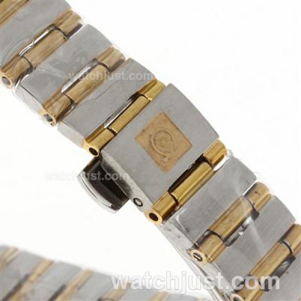 Omega Constellation Two Tone with Stick Marking and White Dial