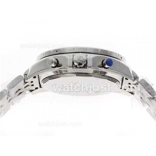 Breitling for Bentley 30s Chronograph Swiss Valjoux 7750 Movement with Blue Dial S/S