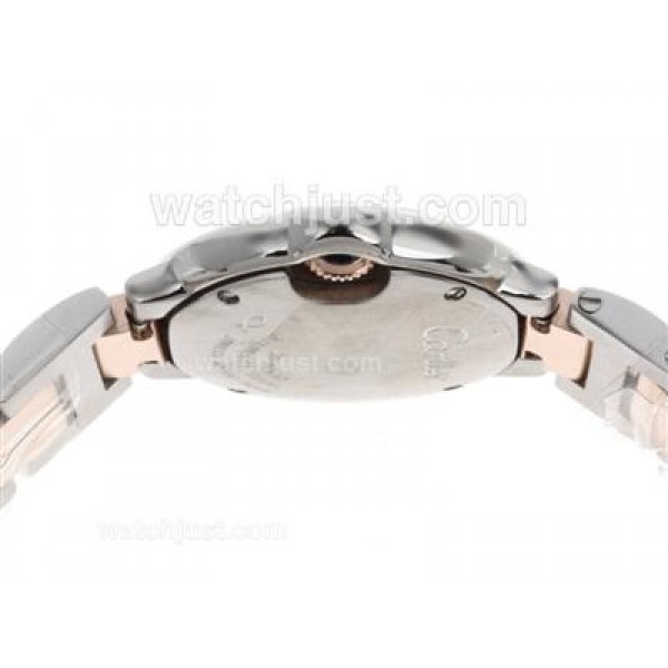 Cartier Ballon bleu de Cartier Swiss ETA Movement Two Tone with White Dial S/S-Lady Size