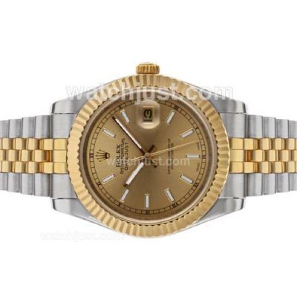 AAA Quality Rolex Datejust II Replica Watches With Golden Dials For Sale