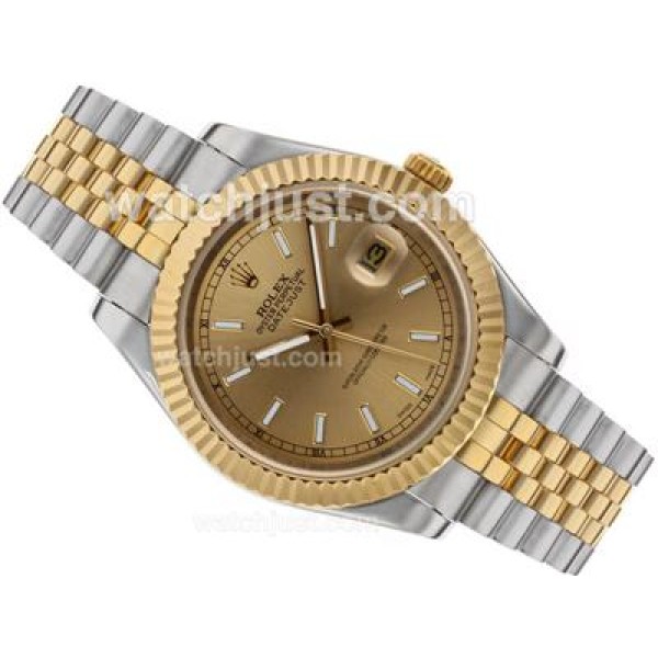 AAA Quality Rolex Datejust II Replica Watches With Golden Dials For Sale