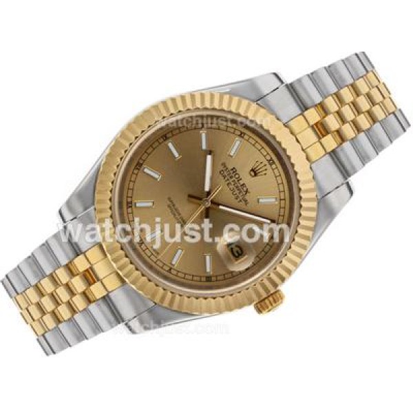 AAA Quality Rolex Datejust II Replica Watches With Golden Dials For Sale