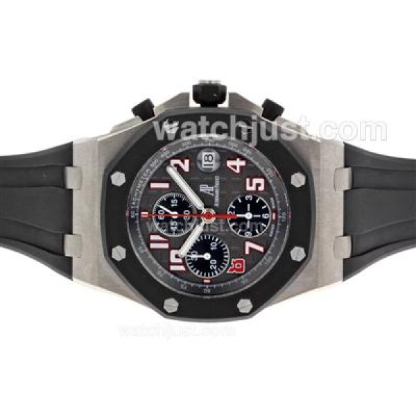 UK Swiss Made Replica Audemars Piguet Royal Oak Offshore Watches With Black Dials For Sale