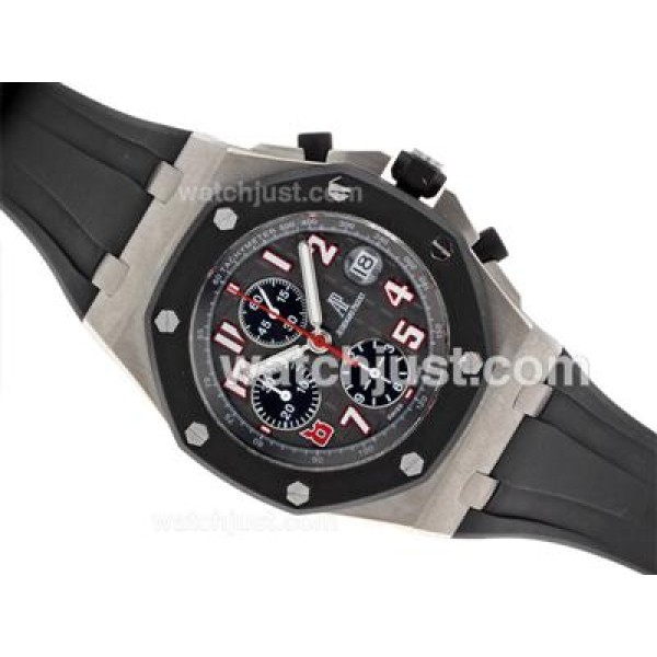 UK Swiss Made Replica Audemars Piguet Royal Oak Offshore Watches With Black Dials For Sale