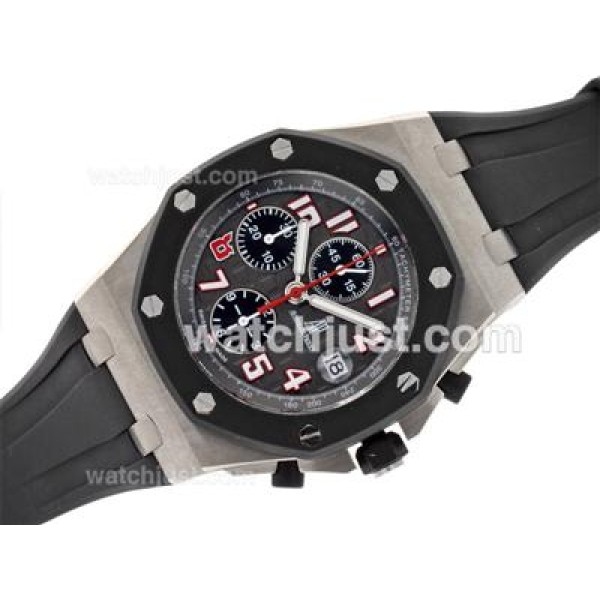 UK Swiss Made Replica Audemars Piguet Royal Oak Offshore Watches With Black Dials For Sale