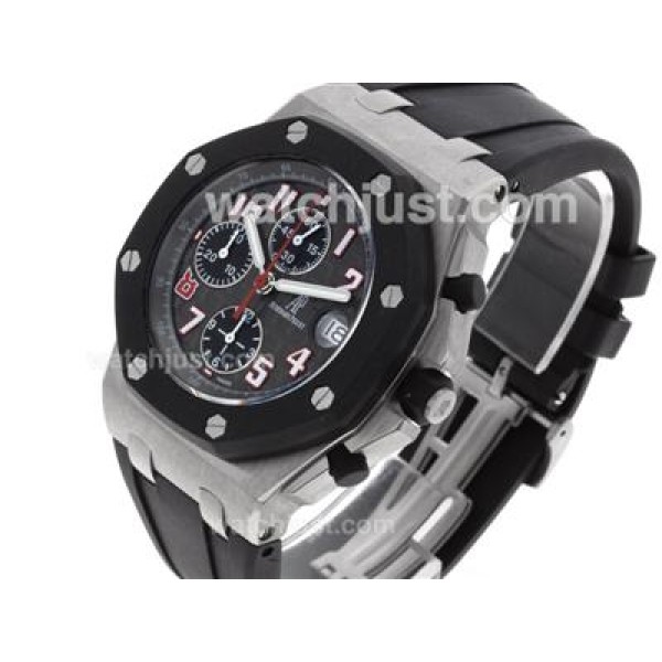 UK Swiss Made Replica Audemars Piguet Royal Oak Offshore Watches With Black Dials For Sale