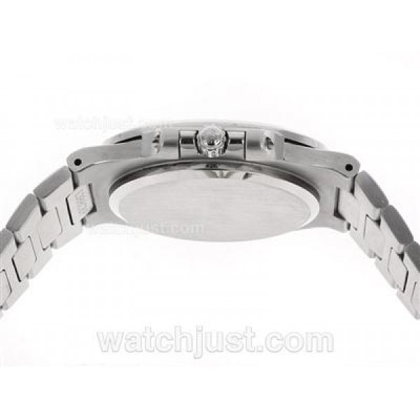 Patek Philippe Nautilus Swiss ETA 2836 Movement Diamond Bezel with White Dial S/S