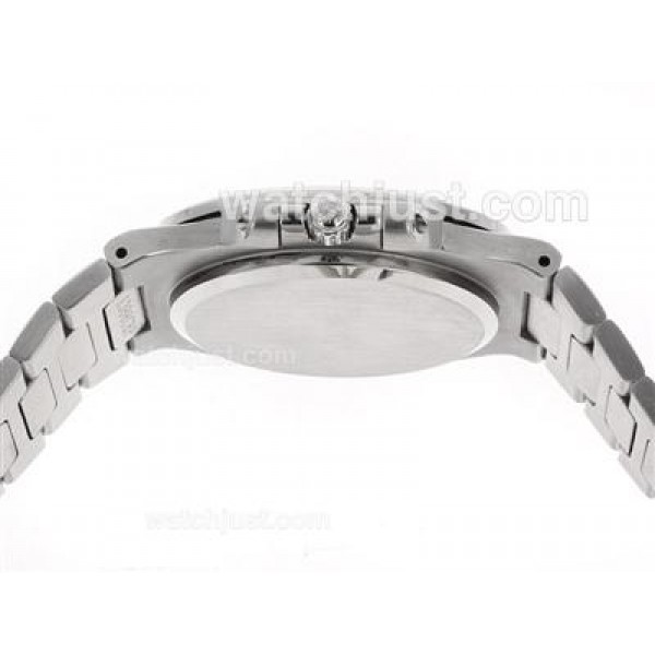 Patek Philippe Nautilus Swiss ETA 2836 Movement Diamond Bezel with Blue Dial S/S