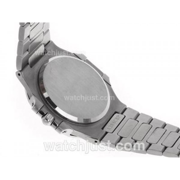 Patek Philippe Nautilus Swiss ETA 2836 Movement Diamond Bezel with Black Dial S/S