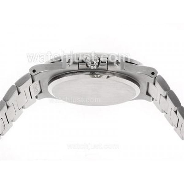 Patek Philippe Nautilus Swiss ETA 2836 Movement Diamond Bezel with Black Dial S/S