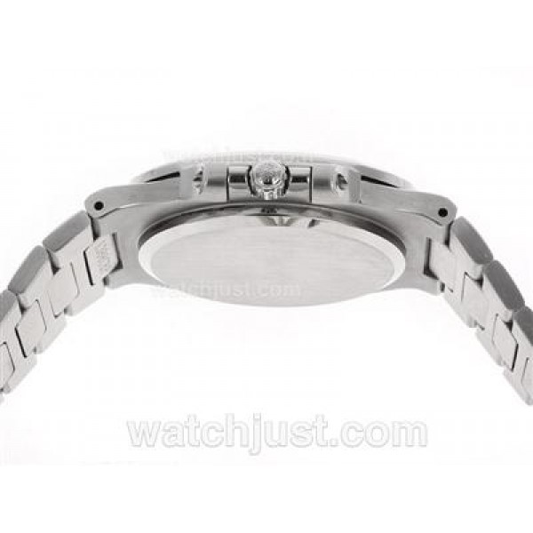 Patek Philippe Nautilus Swiss ETA 2836 Movement Diamond Bezel with White Dial S/S
