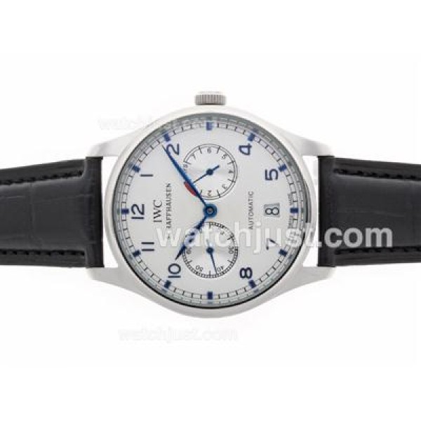 IWC Portugese 7 Days Working Power Reserve Automatic with Blue Markers-21600bph