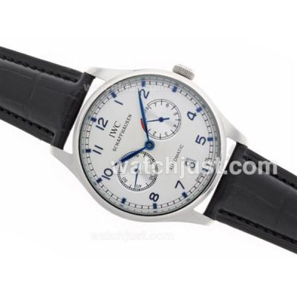 IWC Portugese 7 Days Working Power Reserve Automatic with Blue Markers-21600bph