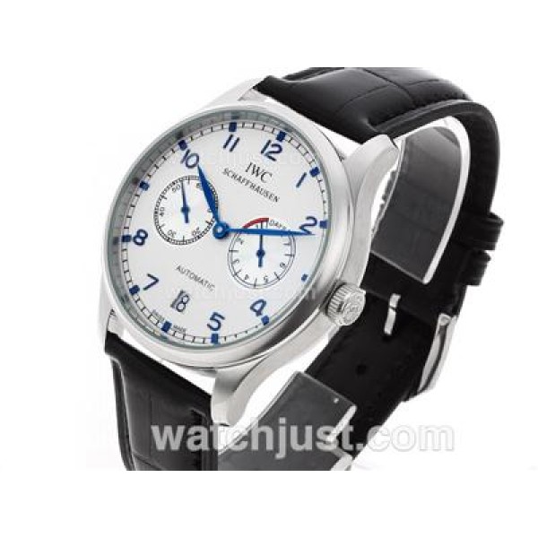 IWC Portugese 7 Days Working Power Reserve Automatic with Blue Markers-21600bph